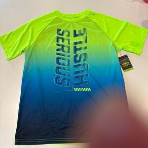 Athletic Works Neon Green Performance Tee